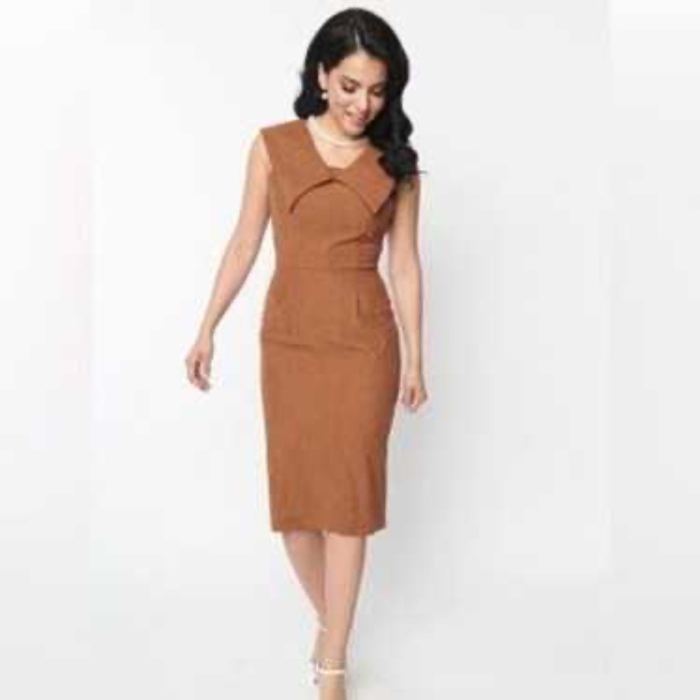 Unique Vintage Chic Star Retro Style Large Dress